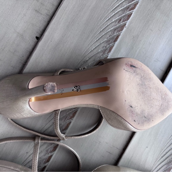 Sam Edelman Women's Ayla mettalic Heels - Picture 7 of 8